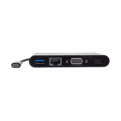 Tripp Lite U444-06N-HV4GUB USB-C Multiport Adapter - 4K HDMI, VGA, USB 3.x (5Gbps) Hub Port, GbE, HDCP, Black - Additional view 4