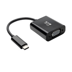Tripp Lite U444-06N-VB-AM USB-C to VGA Adapter with Alternate Mode - DP 1.2, Black