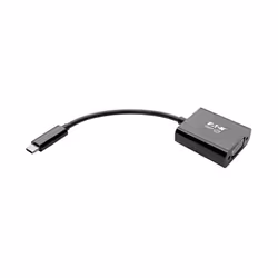 Tripp Lite U444-06N-VB-AM USB-C to VGA Adapter with Alternate Mode - DP 1.2, Black