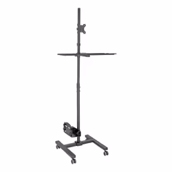 Tripp Lite DMCS1732S Mobile Workstation with Monitor Mount - For 17" to 32" Displays, Height Adjustable