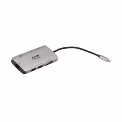 Tripp Lite U442-DOCK5-GY USB-C Dock - 4K HDMI, USB 3.x (5Gbps), USB-A/C Hub Ports, GbE, Memory Card, 100W PD Charging - Additional view 5