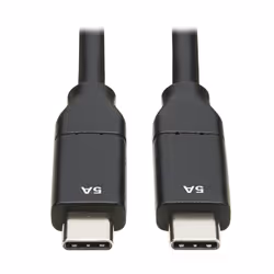 Tripp Lite U040-C2M-C-5A USB-C Cable (M/M), USB 2.0, 5A (100W) Rated, USB-IF Certified, 2M (6.6 ft) - Additional view 2
