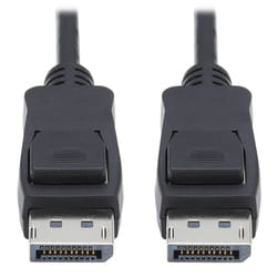 Tripp Lite P580-010-V4 DisplayPort 1.4 Cable with Latching Connectors, 8K (M/M), Black, 10 ft. (3.1m)