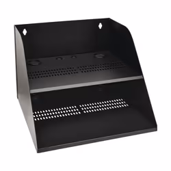 Tripp Lite SRWOSHELFLG Wall-Mount Double Shelf for IT Equipment, 20 in. Wide, Up to 250 lb. (113 kg), 16 kg, Steel, Black