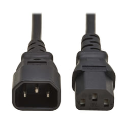 Eaton P004-02M-EU power cable Black 2 m IEC C13 IEC C14
