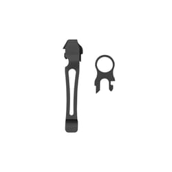 Leatherman 934855 Quick Release Black MultiTool Pocket Clip with Lanyard Ring for Leatherman Charge AL  Charge ALX  Charge Ti