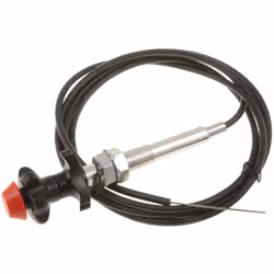 Control Cables With 2 In. Black Knob  10 Ft. Length