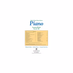 Alfred's Basic Piano Library Lesson Book, Bk 1b