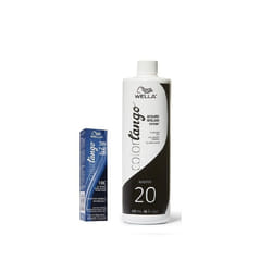 16oz) Wella Color Tango 10C Icy Blonde Permanent Haircolor - 10C + Developer (Vol. 20
