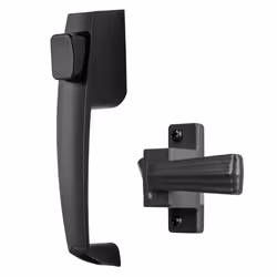 Wright Products V333BL Tie Down Push Button Door Latch for Screen and Storm Doors, Black