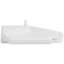 Stanley N349-316 National Hardware Replacement Post Jamb Bracket  for Use with V1709 and V1346 Door Closers  Plastic  White