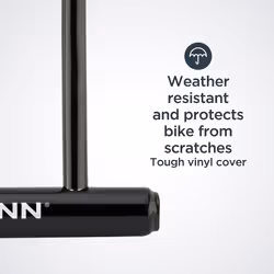 Schwinn Basic U Lock Bike with 2 Keys  Anti Theft Bicycle Lock  Black  Security Level 4