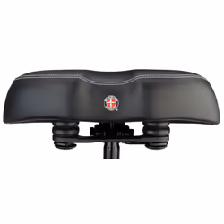 Schwinn Comfort Bike Seat for Men and Women  Super Breeze Cruise Bicycle Seat  Replacement Saddle Fits All Adult Bikes with Standard Seatpost  Comfort