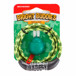 Schwinn Bright buddies light and lock value pack turtle