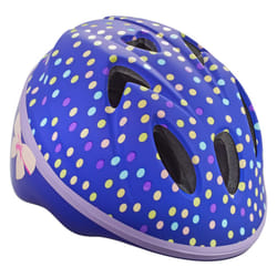 Schwinn Classic Infant Bike Helmet  Dial Fit Adjustment  Kids Age 0 - 3 Year Olds  Girls and Boys Suggested Fit 44 - 50 cm  Purple Polkadots