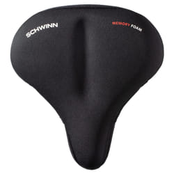 Schwinn Comfort Bike Cruiser Seat Cover  Memory Foam Padding Dual Strap  Fits Cruiser Bikes and Wider Saddles
