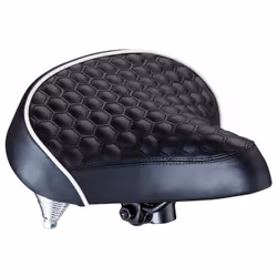 Schwinn Comfort Bike Seat for Men and Women  Quilted Soft Padding Bicycle Seat  Replacement Saddle Fits All Adult Bikes with  ...