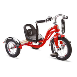Schwinn Roadster Bike for Toddler  Kids Classic Tricycle  Low Positioned Steel Trike Frame with Bell and Handlebar Tassels  Rear Deck Made of Genuine