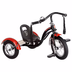 Schwinn Roadster Bike for Toddler  Kids Classic Tricycle  Low Positioned Steel Trike Frame with Bell and Handlebar Tassels  R ...