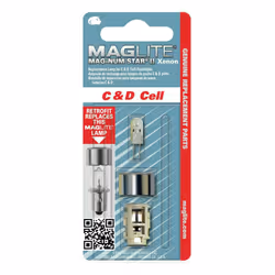Maglite Torch - Magnum Star Ii Xenon Bulb D+c Cell Maglites - Single Bulb Pack - 4