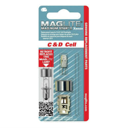Maglite Torch - Magnum Star Ii Xenon Bulb D+c Cell Maglites - Single Bulb Pack - 4