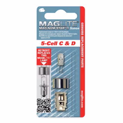 Maglite Torch - Magnum Star Ii Xenon Bulb D+c Cell Maglites - Single Bulb Pack - 5