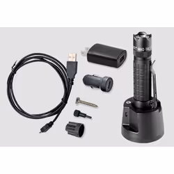 Maglite TRM4RA4, Tactical flashlight, Black, Aluminium, Buttons, 2 m, IPX4
