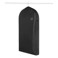 Whitmor Deluxe Zippered Suit Bag  Black