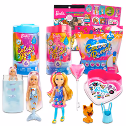 Barbie Color Reveal Doll Ultimate Play Set - 3 Piece Bundle Easter Egg