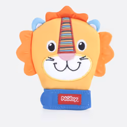 Nuby Happy Handimals Teething Mitten  Lion