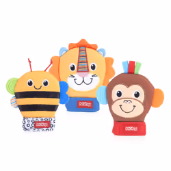 Nuby Happy Handimals Teething Mitten  Lion