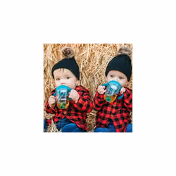 No Spill 360 Weighted Straw Grip N' Sip Tritan Cup with Hygienic Cover, 8 Oz, Trainer Cup, Teal