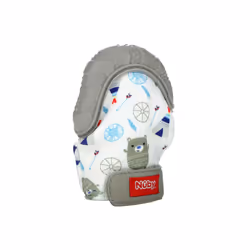 Nuby, Soothing Teether, Happy Hands Teething Mitten, 3+ Months, Bears