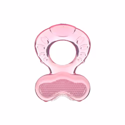 Nuby, Teethe Eez, Soothing Teether, 3+ Months, Pink, 2 Piece Set