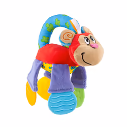 Nuby Floppers Plush Teether  Monkey