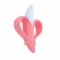 Nuby NanaNubs Banana Massaging Toothbrush - Baby Teething Toy - 3+ Months