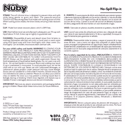 Nuby 2-Pack Thirsty Kids No-Spill Flip-it Printed Boost Cup with Thin Soft Straw - 12oz  18+ Months  2-Pack  Pink Fox & Green Tiger