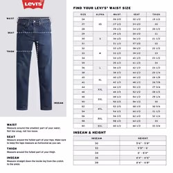 Levi's Men's 517 Boot Cut Jeans  Black  32W x 34L