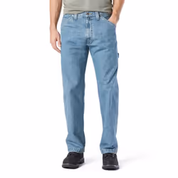 Levi Strauss Signature Gold Men's Carpenter Jeans  Light Indigo  31W x 30L