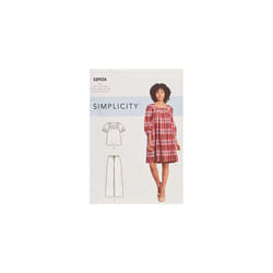 Simplicity Sewing Pattern S8926 Misses' Dress, Tops & Pants, U5 (16-18-20-22-24)