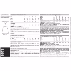 New Look 6578 Size A Toddler Dresses Sewing Pattern, Multi-Colour