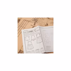 New Look Pattern 6511 Women's Tops with Length and Sleeve Variations, Paper, White, 22 x 15 x 1 cm
