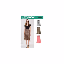 Sewing Pattern N6623 Misses' Skirt in Three Lengths, Paper, White, VARIOUS