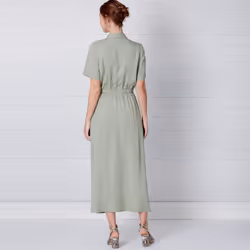 New Look Sewing Pattern N6651 Misses' Button Front Dress with Elastic Waist  Paper  Various  A (10-12-14-16-18-20-22)  UN6651A