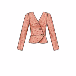 New Look UN6698A Misses' Top Sewing Pattern Kit  Code N6700  Sizes 6-8-10-12-14-16-18