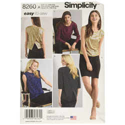 Simplicity 8260 Womens Top Sewing Patterns by Karen Z  Sizes XXSXXL