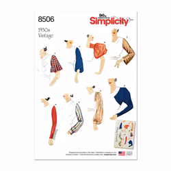 Simplicity Creative Patterns Sleeves for Tops Vest Jackets Coats A