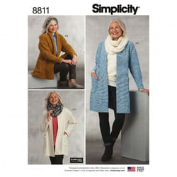 Simplicity Sewing Pattern 8811 Women A (XS-S-M-L-XL)