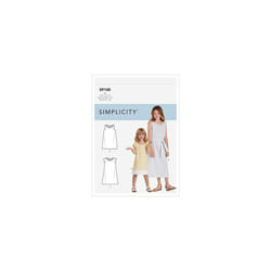 SIMPLICITY Sewing Pattern S9120 Children's & Girls' Dresses, Various, HH (3-4-5-6)