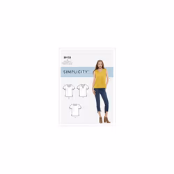 SIMPLICITY Sewing Pattern S9133 Misses' Tops, Various, K5 (8-10-12-14-16)
